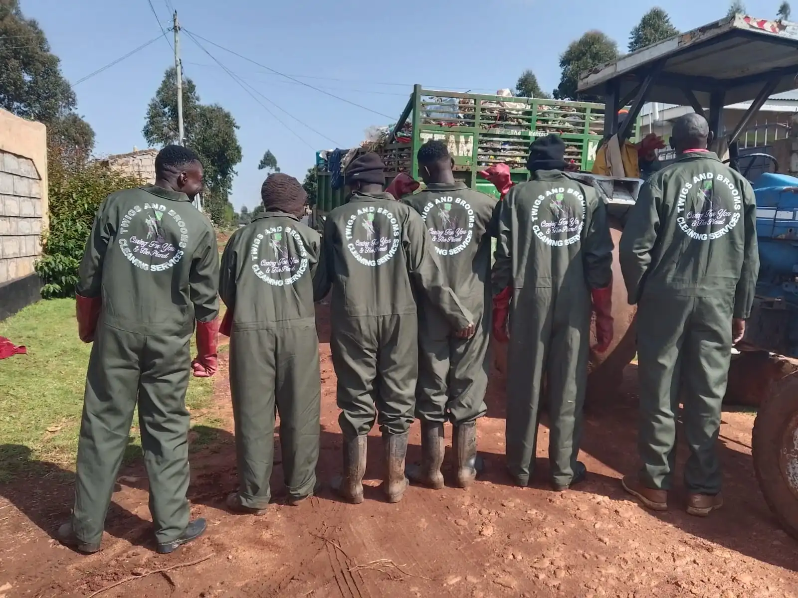 A professional team of environmental workers