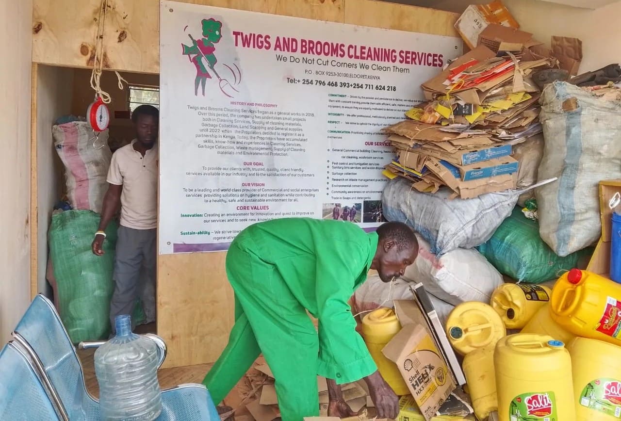 Waste Sorting in Progress
